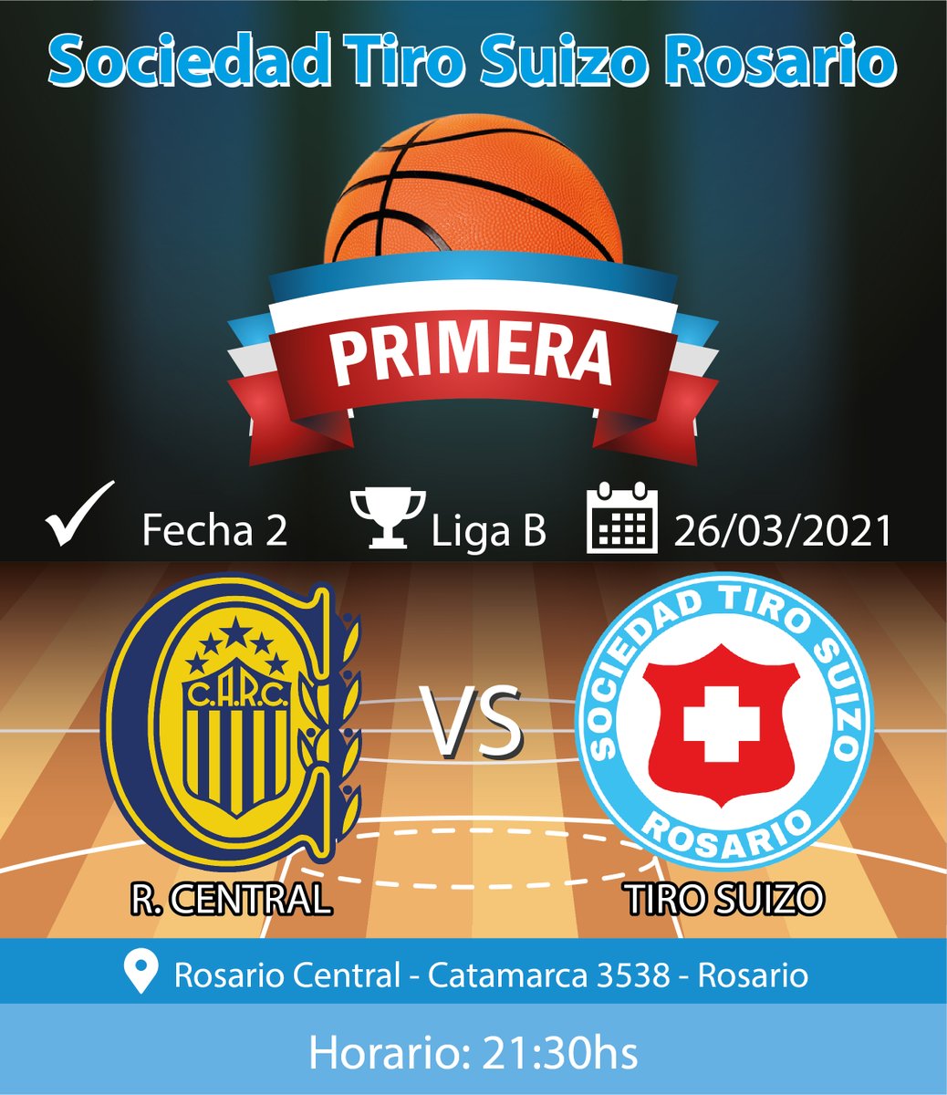 Esta noche por la 2da fecha del torneo de Primera B visitaremos al club Rosario Central a partir de las 21:30hs en la sede del Cruce Alberdi en Catamarca 3538