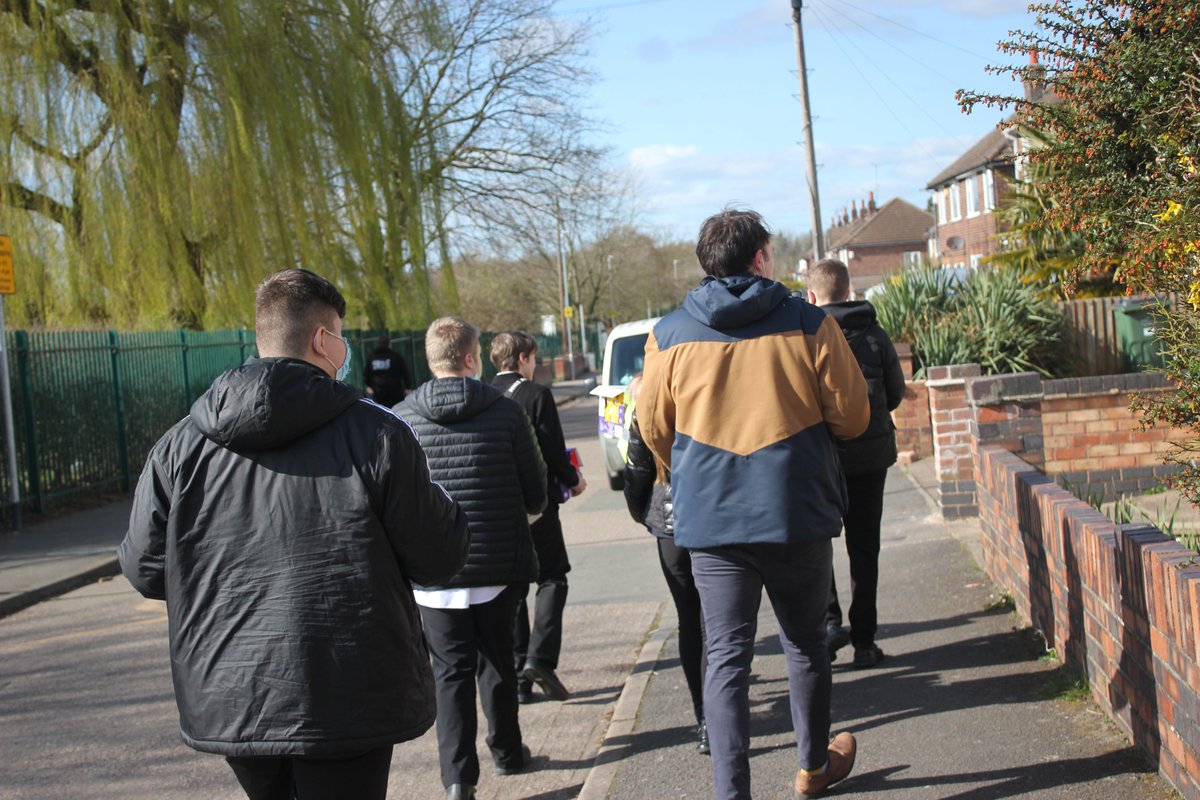 WinstanleySch's tweet photo. Students have been out with Mr Scrimshire over the past few days delivering chocolate eggs and cards and giving our best wishes to our neighbours. We have had some lovely messages from local people thanking us and saying how nice it was the meet some of our students. https://t.co/Qa3Yv7BqcY