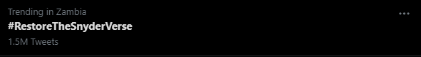 Itssan17's tweet photo. History created 😳1.5M tweets crossed in 24 hours ♥️🙏
#RestoretheSnyderVerse https://t.co/3fkajIDRuI