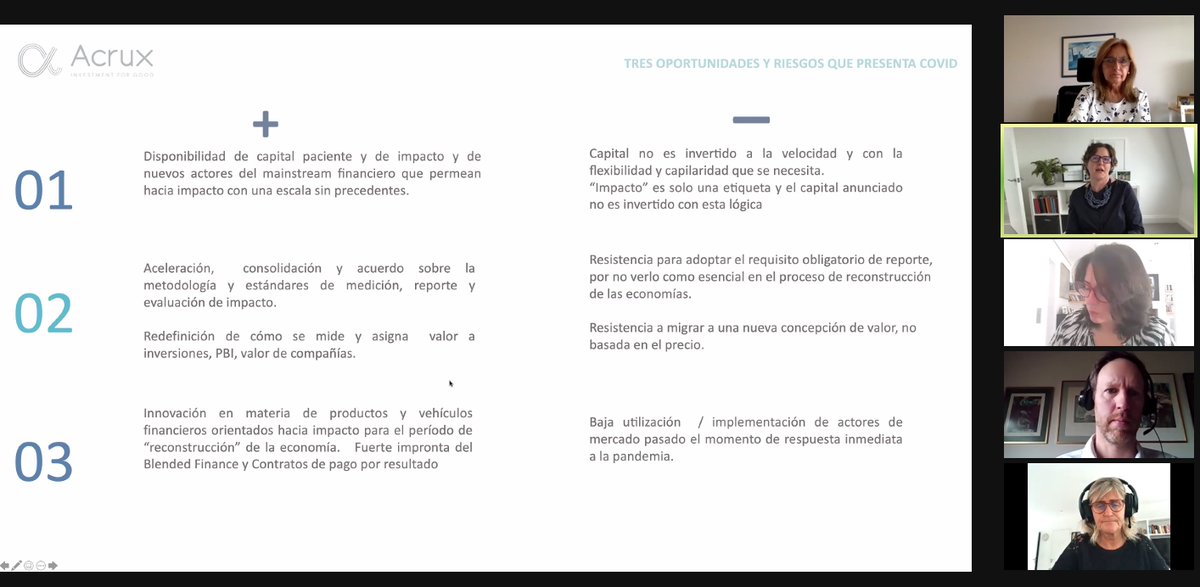 "Uruguay tiene las mejores condiciones para hacer despegar el sector de inversión de impacto a nivel local" <a href="/MalalaTinelli/">Maria Laura Tinelli</a>  personalmente siento la responsabilidad de abrir camino para que se materialice en acciones concretas.