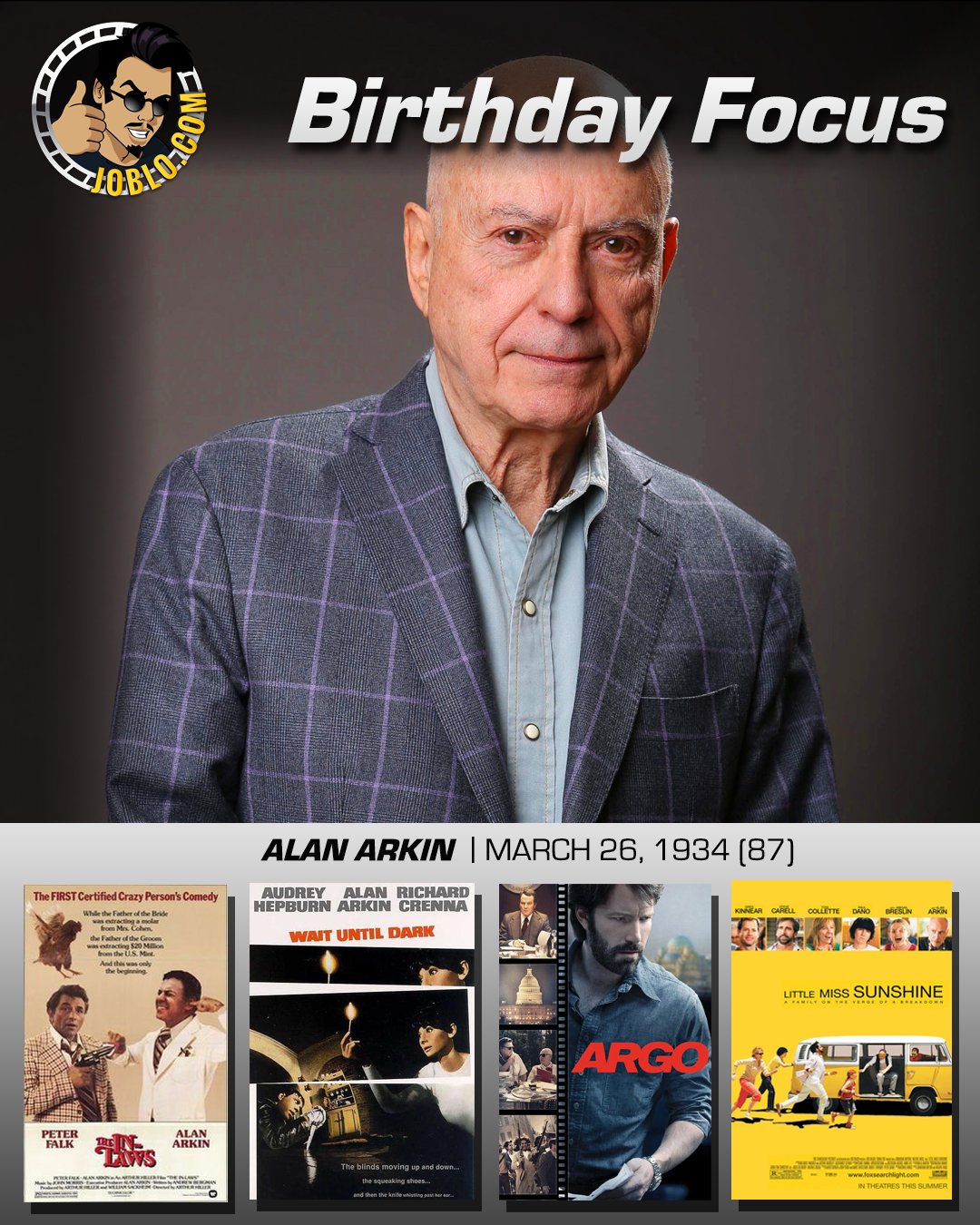 Wishing a very happy 87th birthday to Alan Arkin! 