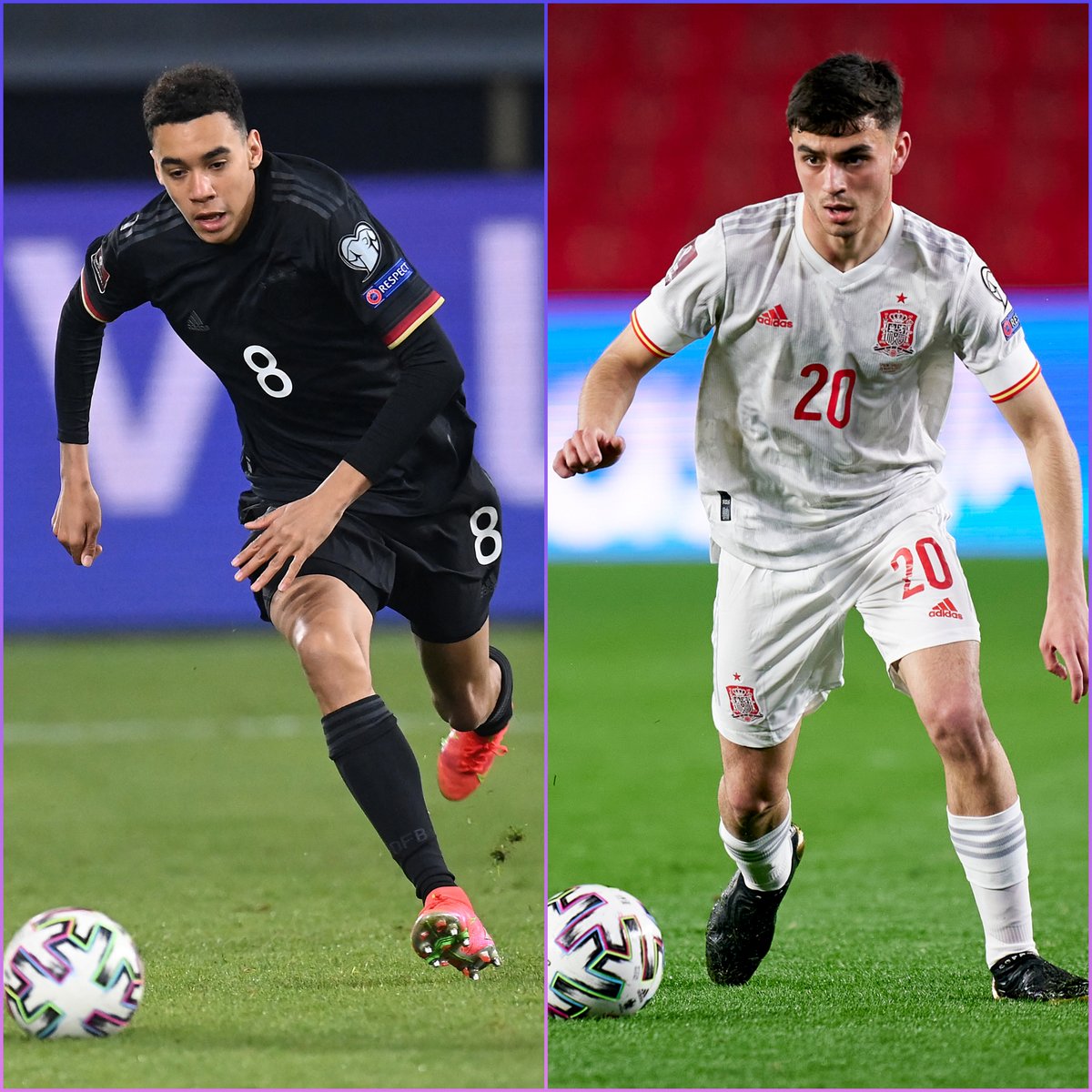 ChampionsLeague's tweet photo. Wonderkids ✅ New internationals ✅

🔝 Which youngster impressed you most in the Champions League: Jamal Musiala OR Pedri?

#UCL https://t.co/3S0JzESx9g