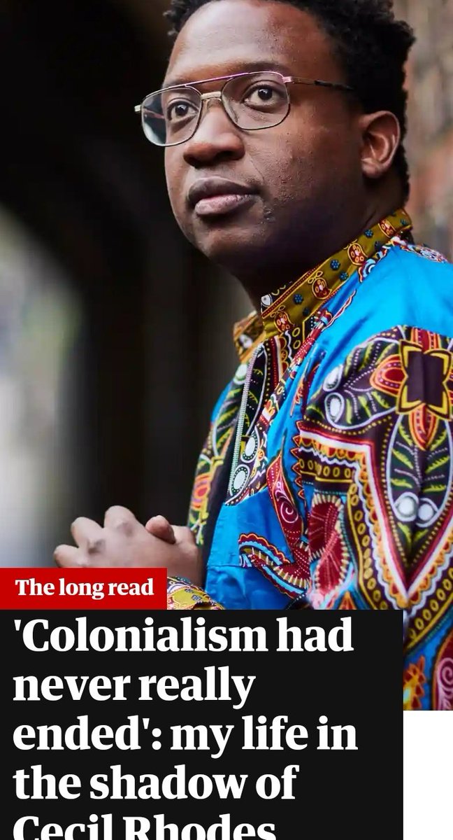 "After growing up in a Zimbabwe convulsed by the legacy of colonialism, when I got to Oxford I realised how many British people still failed to see how empire had shaped lives like mine – as well as their own"Cecil Rhodes. http://web.archive.org/web/20210324085506/https://amp.theguardian.com/news/2021/jan/14/rhodes-must-fall-oxford-colonialism-zimbabwe-simukai-chigudu