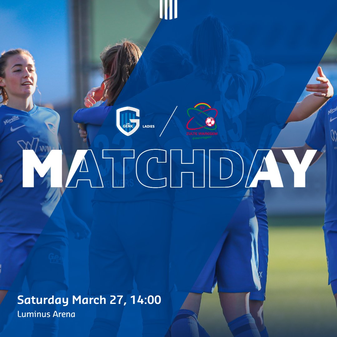 KRCGenkofficial's tweet photo. | 𝗣𝗿𝗶𝗺𝗲𝘂𝗿 | Onze @KrcGenkLadies spelen morgen in de #LuminusArena. 💪 C'mon, Ladies!💙
👀 Volg de match live op ELEVEN SPORTS om 14.00 uur.
#mijnploeg #krcgenkladies https://t.co/W2Z4uLDtrx