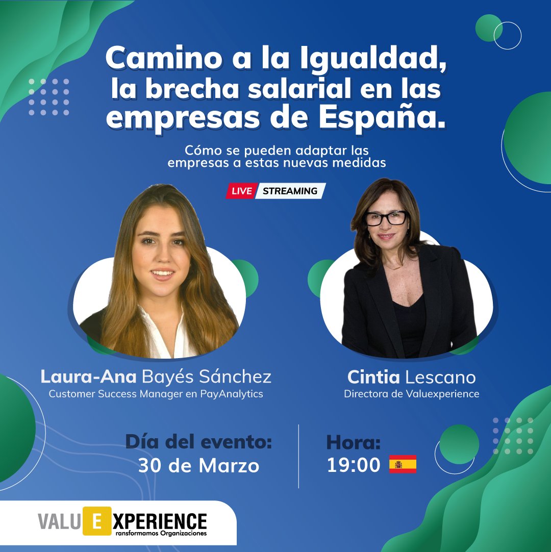 Las evidencias lo demuestran🤔, la brecha salarial cada vez se torna más contraproducente para las propias empresas ¡No seas parte de esto✋! 
¡Te invitamos a nuestro webinar para solventar estos temas! 👉  buff.ly/3spn2lL
#brechasalarial #igualdadsalarial #empresas