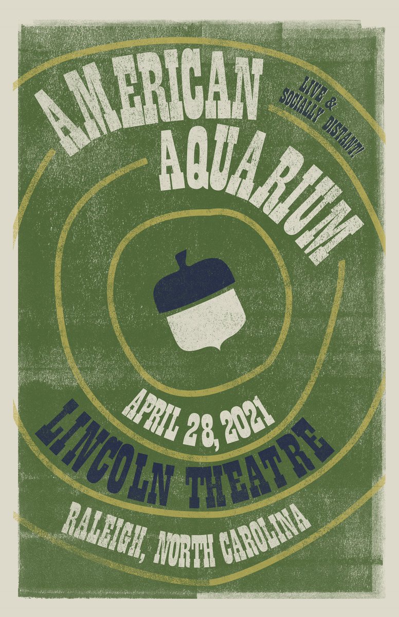 USAquarium's tweet photo. RALEIGH!!! Stoked to announce that me and the boys will be playing a hometown show on 4/28 at the legendary @LincolnRaleigh . This will be a limited seating (15% capacity), socially distant show with no opener. Get βem while theyβre hot!!!π₯π₯π₯
https://t.co/MQL3tCNOW1 https://t.co/m1btdxL7Pg