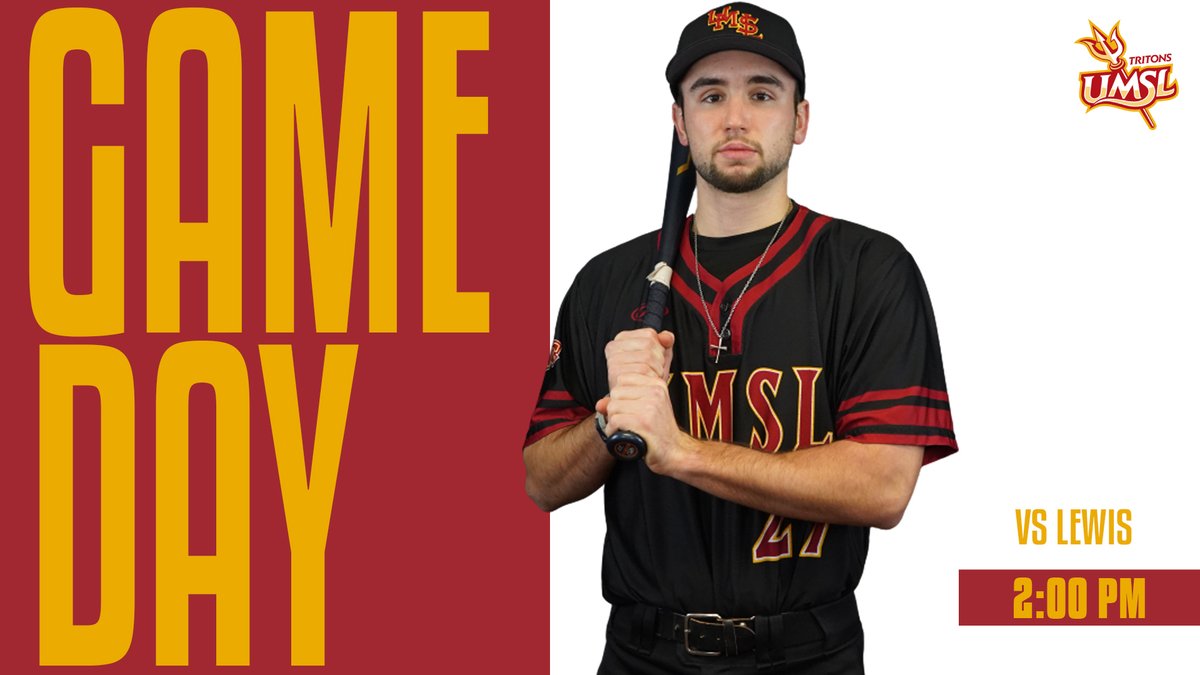 ⚾ <a href="/UMSLBSB/">UMSL Baseball</a> opens a four-game weekend series with Lewis today! 

🆚 Lewis
📍 UMSL Baseball Field
⌚ 2 p.m. 
📊 umsltritons.com/sidearmstats/b…
📺 glvcsn.com/umsl

🚨 No fans permitted INSIDE facility

#GLVCbase