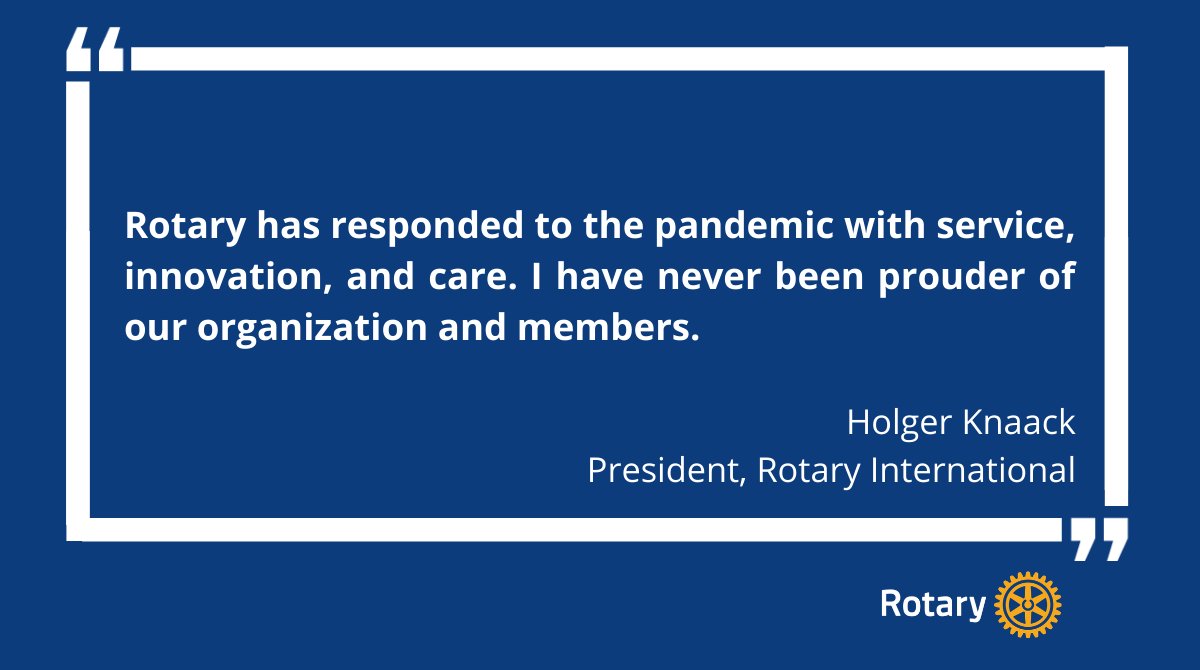 Rotary International tweet media