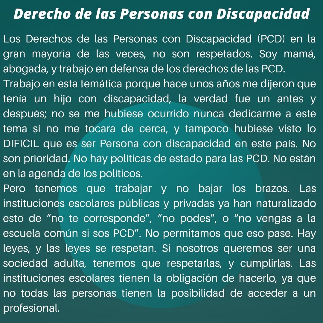 ConsultoraNaga's tweet photo. Compartimos la columna de la dra. Gabriela Marti que nos cuenta su experincia como abogada y madre, sobre la discapacidad en la actualidad.
#discapacidad 
#inclusion 
#realidadeducativa https://t.co/tyzzTRKX3d