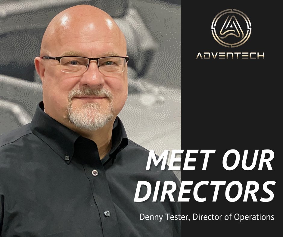 Adventech1's tweet image. Adventech welcomes Denny Tester, our new Director of Operations for our Florence Alabama location. Denny brings with him operational experience and a specific leadership style that enhances Adventech’s culture.
#adventech  #meetourdirectors #maxeffmotors