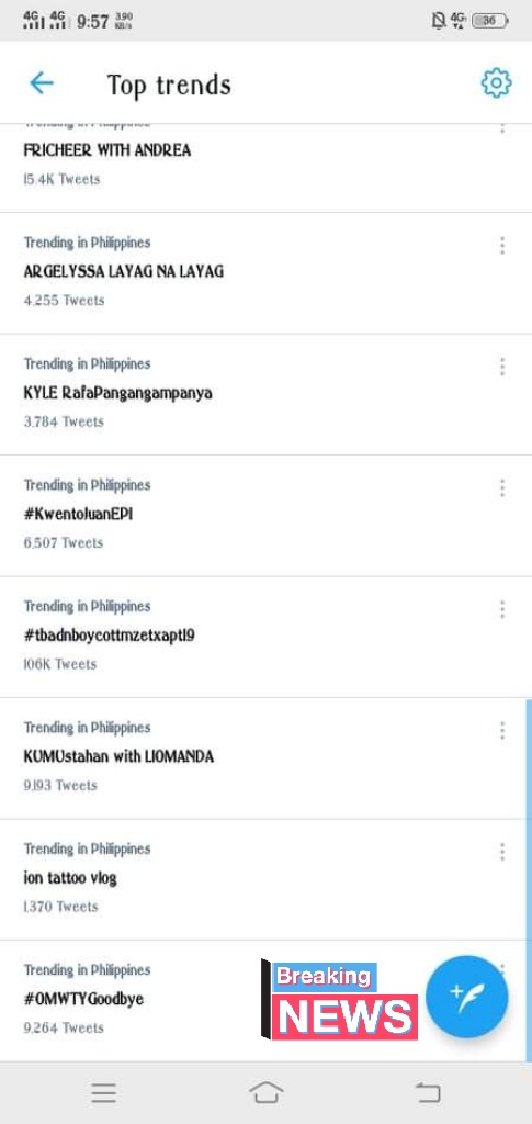 RNQuezonCity's tweet photo. Is Now Trending Again!!! congratulation ICSY, And Congratulation too ShaiRu
#OMWTYGoodbye
@Rurumadrid8 @Shairadiaz_ https://t.co/PZl5qgAVaO