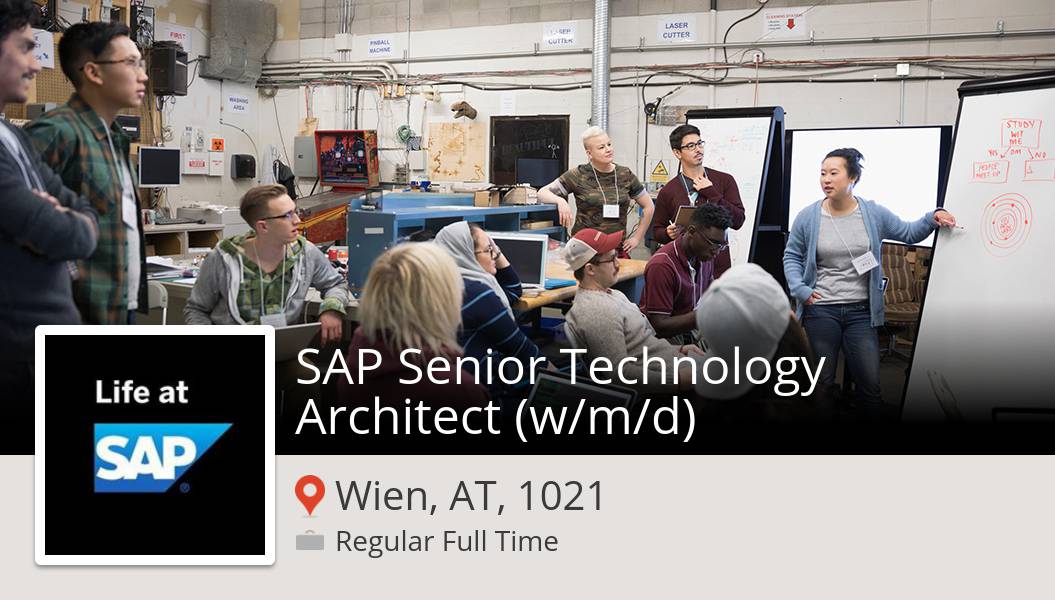 SAP Senior #Technology #Architect (w/m/d) (#WienAT1021) workfor.us/lifeatsap/pm9y… #job #JobsAtSAP