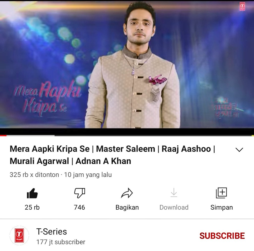 ElElisha2's tweet photo. 325K in 10 hours
Yuhuyyyyy congrats bangJal
Mera Aapki Kripa Se

ADNAN KHAN FIRST MV https://t.co/eskjhbg08U