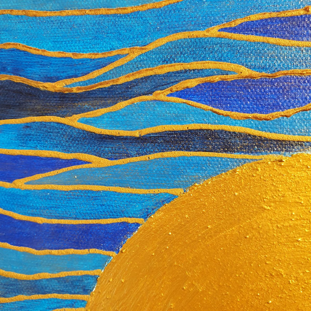 beatadagielart's tweet photo. New painting 'Abide' 30x30cm now available at https://t.co/RXmPOjudaP #newart #eastcorkart #stainedglasseffect #irishart #artwork #newpainting #art #TheSun #sunset #artist #vibrantart #goldensun #thesunart #eastcorkartist https://t.co/ljGNYszZzz