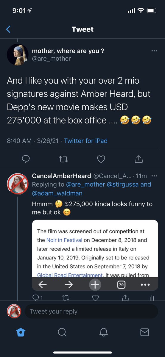 Cancel_AHeard's tweet photo. Guys! I just realized I’m being paid to make comments! I didn’t even know!!! What a dream. 😂😂😂😂😂😂😂 (for ppl that don’t get it. It’s sarcasm and a joke.) #Deppbot #JusticeForJohnnyDepp https://t.co/qjfUVVqv1c