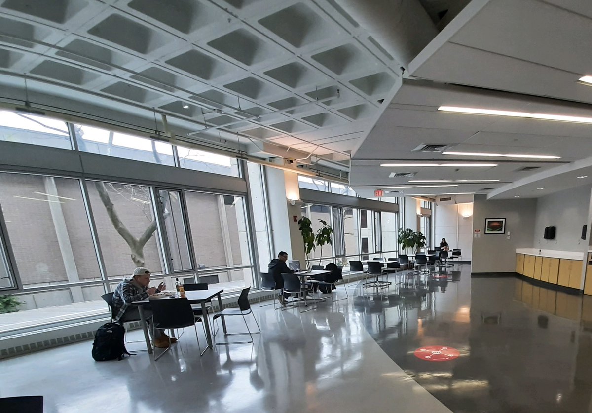 witfacilities's tweet photo. Starting today the cafe seating is changing and increasing! You can now seat four to a table. We ask that you do not move the furniture or change the layouts in anyway and still wear your mask when not eating. Enjoy sharing a meal together! https://t.co/LpxO63AlGU