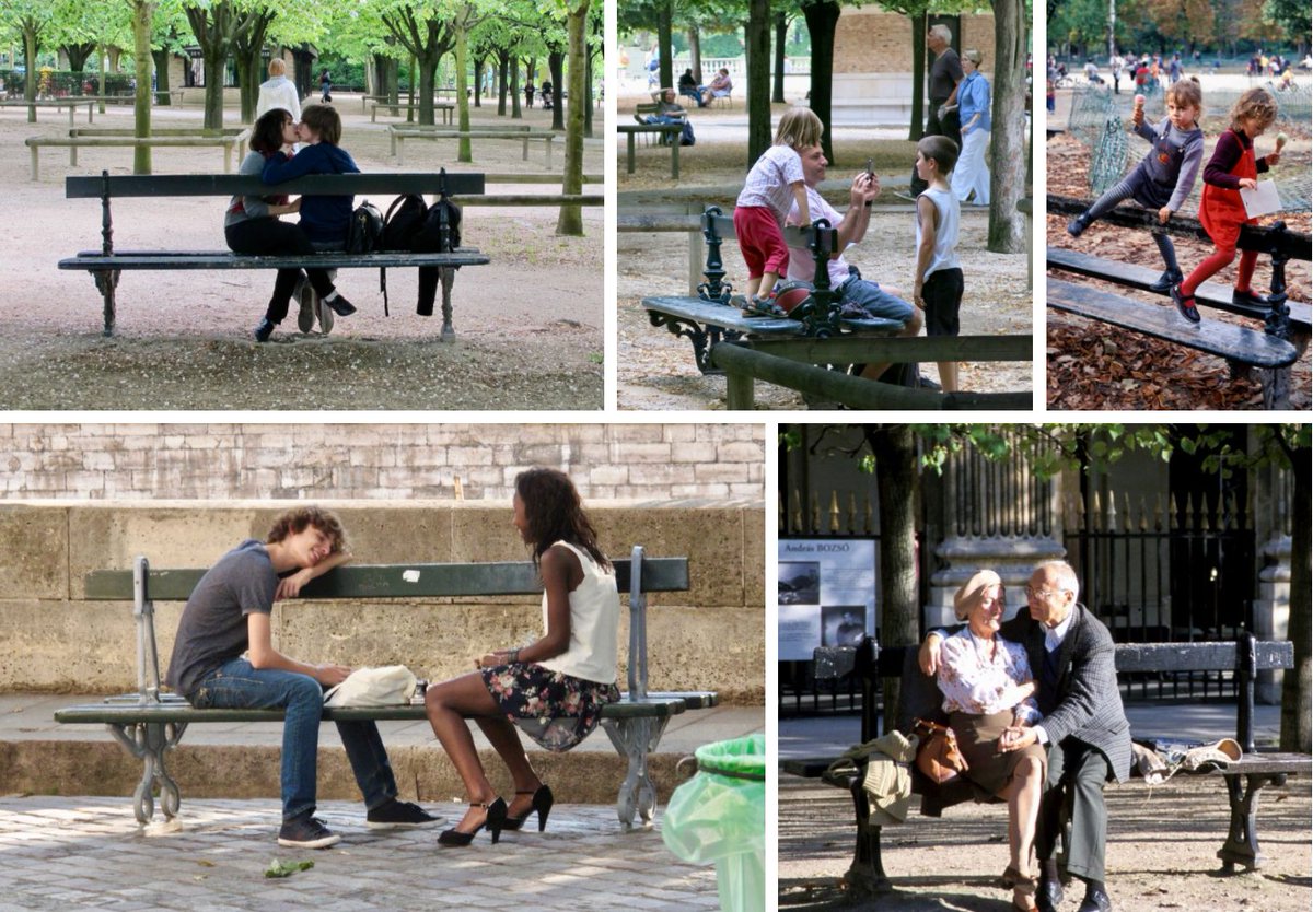 Penalosa_G's tweet photo. Benches, benches, benches... you'll almost never go wrong with too many places to seat in PUBLIC spaces. For all ages & abilities. Parks, sidewalks, plazas... Thanks @Fred_Kent and Kathy Madden for Seating is Fundamental City Infrastructure. https://t.co/7Ct9DeqUgk https://t.co/npBbVJ4ekv
