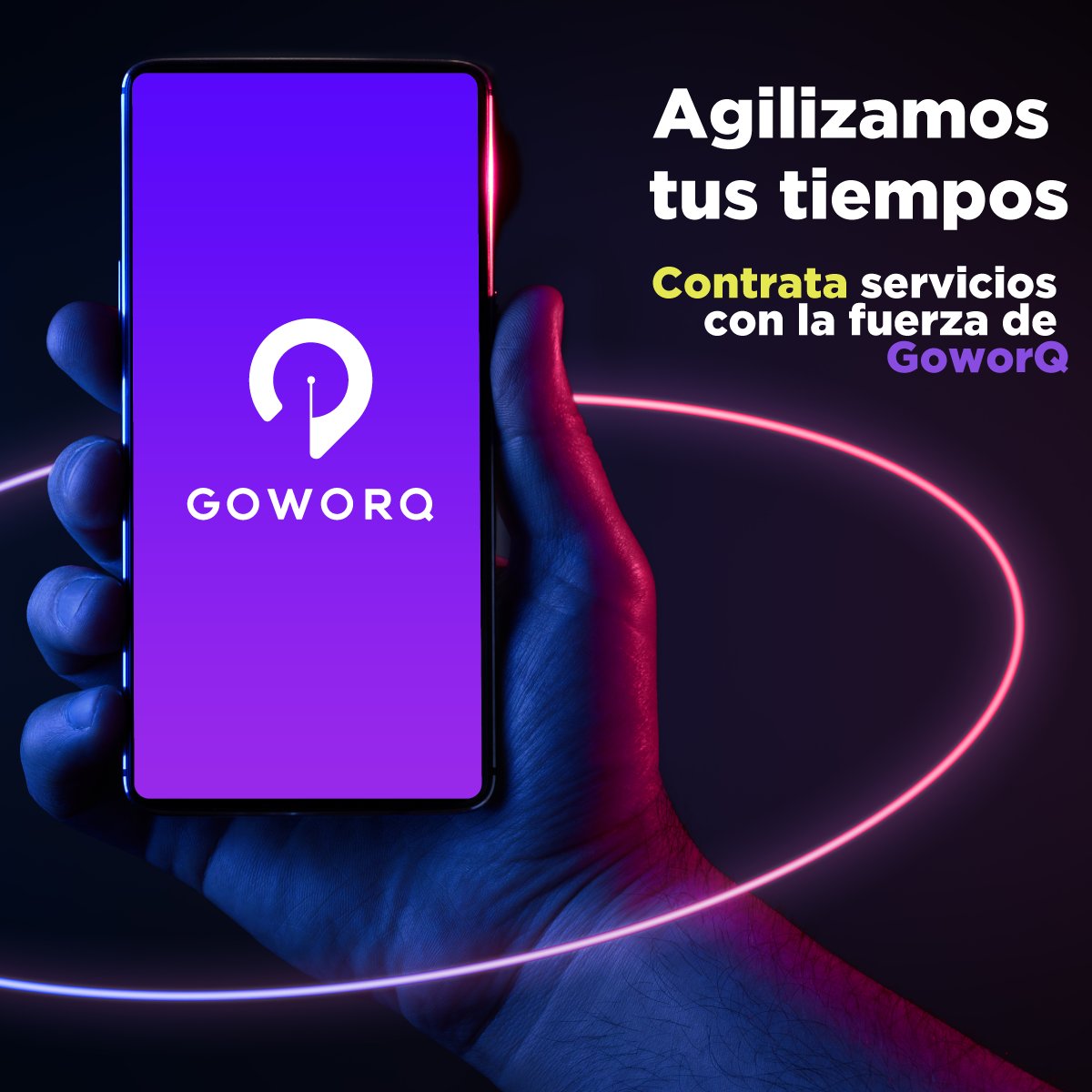 goworq's tweet photo. ¿Te quedaste corto de tiempo? soluciónalo con la fuerza de GoworQ, pide el servicio que necesites a través de nuestra App
#Tecnologia #Servicios #TrabajosChile #EmpleosChile #GoworQJobs https://t.co/X32uWDlza8