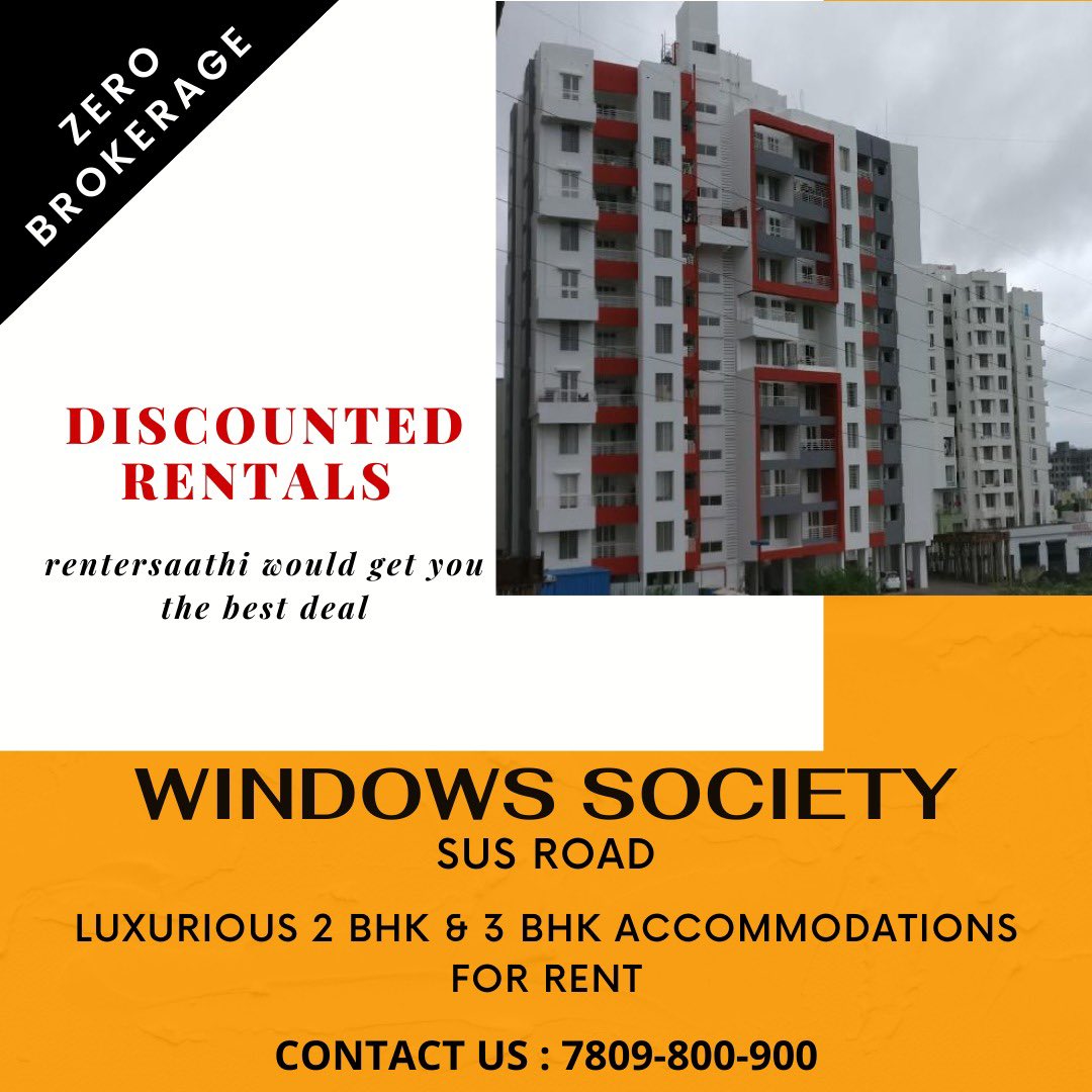 Rentersaathi's tweet photo. Premium Unfurnished 2BHK and 3Bhk  flats are available at a discounted rate!
Rent and Deposit (negotiable)
NO BROKERAGE
Available for Gents/Ladies/ Family
.
.
.
#pune #flatinpune #rentalmag #rental #rentedhome #rentflat #punekars #puneinstagrammers #rentalflatsinpune https://t.co/mlcUW87lYt
