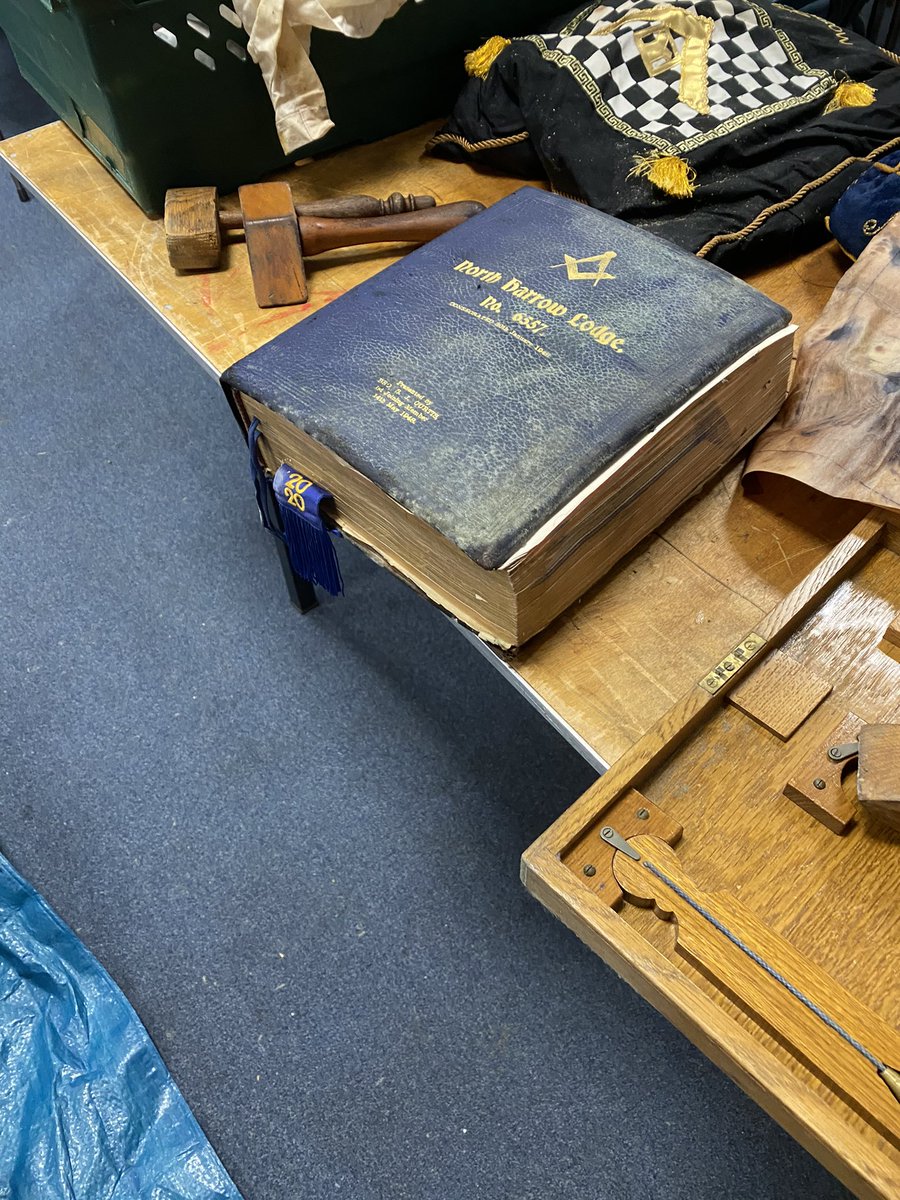 HarrowFreemason's tweet photo. A mammoth task ahead following a flood at our Masonic Centre.
A lot of historical items lost, but like a Phoenix we will rise and move on https://t.co/M0cMAeUld2