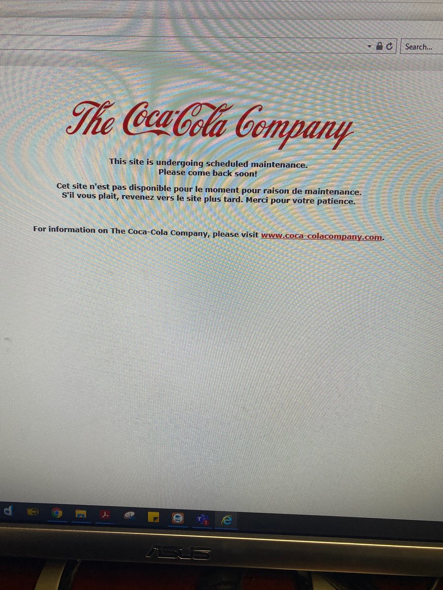 daraafactorr's tweet photo. @DorkyCheeseMelt @dunkindonuts @CocaCola Seriously!! Tried different browsers too and nada. https://t.co/mtvZ0eBuO8