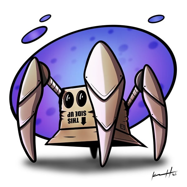 GameofToons's tweet photo. #box #boxbot #spider #robot #robots #robotart #marchofrobots #marchofrobots2020 #gameoftoons #art #cartoon #procreate #toon #digitaldrawing #digitaldoodle #myfanart #cartoony #procreateartwork #cartoonillustration #procreateillustration #characterartwork #draw🎨 #fanart🎨 https://t.co/v2XUEVG6es