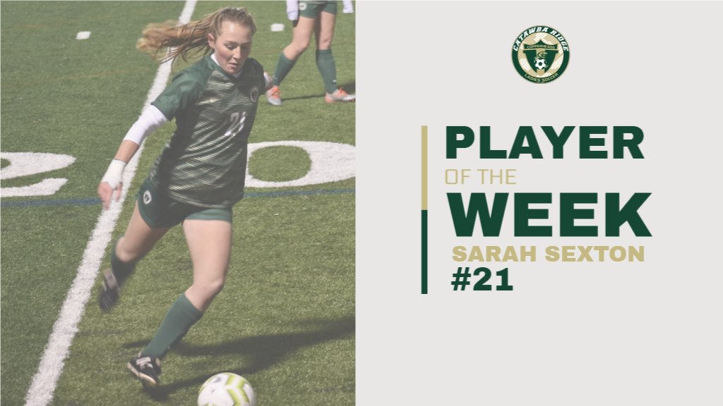 CRHS_GirlSoccer's tweet photo. @SarahSextonnn set the tone in the 5-0 win over Indian Land to move CRHS into 1st place in the region. Her defensive dominance only allowed ILHS 1 shot on net &amp; sealed another shutout! Her presence was also felt on the offensive side of the ball, leading several counter attacks! https://t.co/3rJcnvk1XA