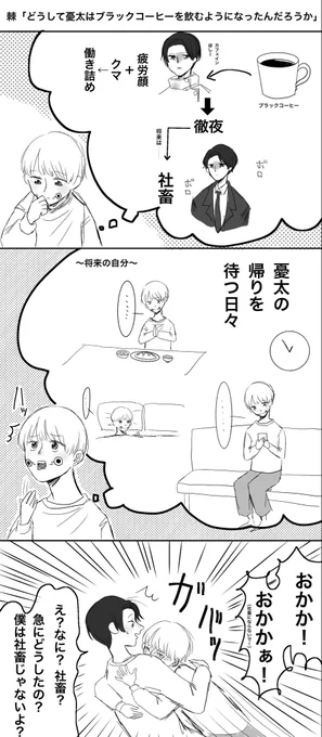 乙棘
ブラックコーヒーについての妄想の続き 