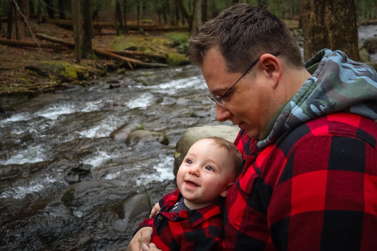 Enjoying a river for the first time just outside of Cades Cove in the Smokey Mountains! <a href="/visitgatlinburg/">Visit Gatlinburg</a> #smokeymountains #cadescove #nationalparks #babyexplorer #babyadventures #dad #dadlife #moutains #river #nature #naturephotography #baby #tennessee <a href="/tnvacation/">Tennessee Vacation</a> #babysfirst