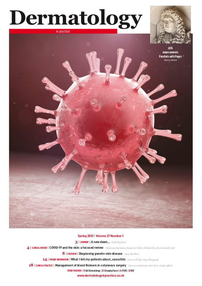 The Spring issue of <a href="/DermatologyIP/">Dermatology in practice</a> is now online and in print. Visit dermatologyinpractice.co.uk for FREE access #dermatology