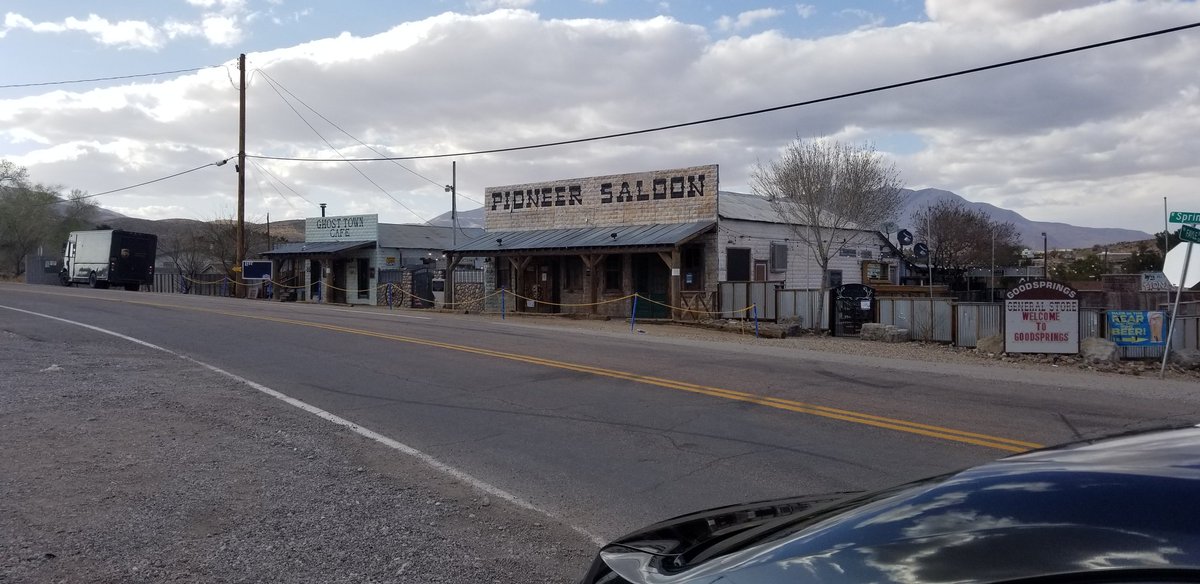 AlphaWolfLWGC's tweet photo. @Obsidian My girlfriend and I visited Good Springs and the Pioneer Saloon! They recognized us as "The New Vegas Fans" 😃 https://t.co/lApdTuC3WW