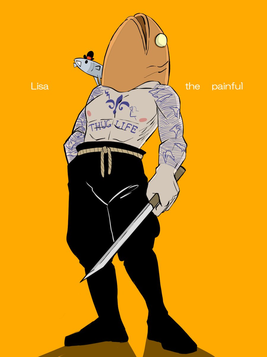 Lisa The Painful の魚 Sinoのイラスト Lisa The Painful の魚 Sinoのイラスト