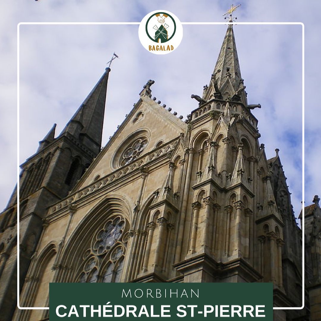 BagaladFR's tweet photo. 🟤 Nouveau portrait du #patrimoine, direction la #Bretagne ✨

🏛 On explore la cathédrale de Vannes, racontée par une jeune passionnée qui y fut guide 👩‍🏫

🕰 Élégante et intemporelle, son #architecture mêle des éléments romans, gothiques et modernes !

➡️ https://t.co/fOfTFg5ptU https://t.co/LX2mOjP5vG