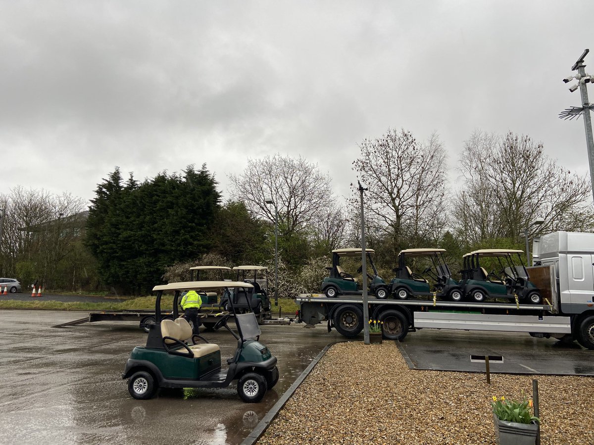 carledwardsgolf's tweet photo. Did someone say say new buggies please @Birchwood1 @birchwoodgreens ok then #improvements https://t.co/IGAj3WuPaR