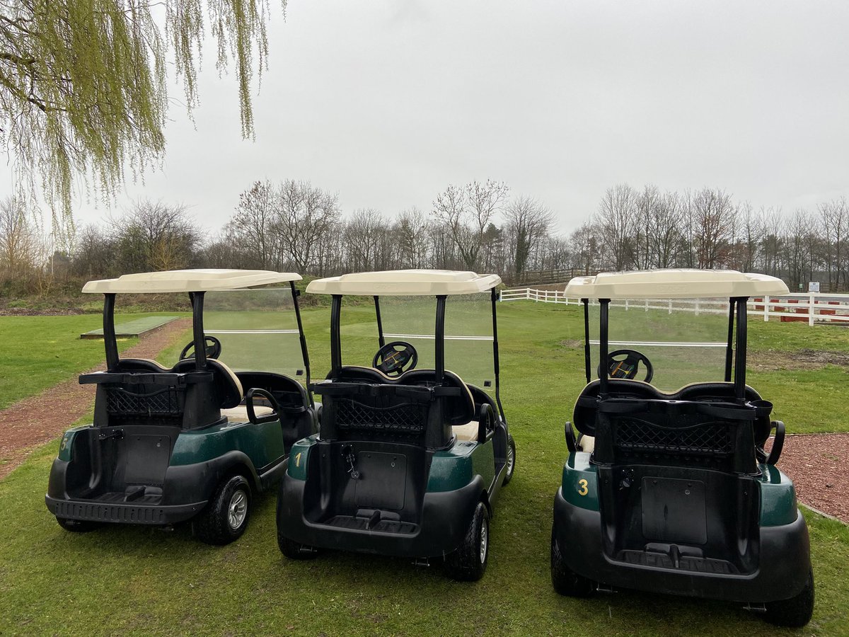 carledwardsgolf's tweet photo. Did someone say say new buggies please @Birchwood1 @birchwoodgreens ok then #improvements https://t.co/IGAj3WuPaR