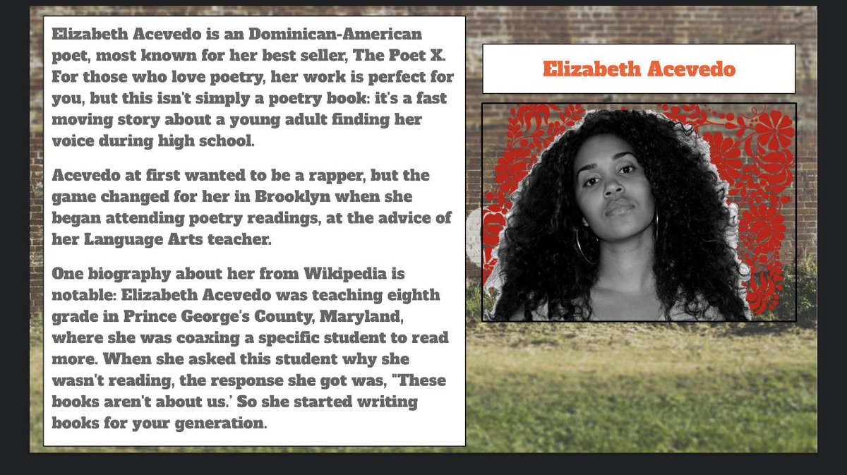 MsBeregsasy's tweet photo. Our final week of Women’s History Month highlighted authors, poets, and musicians. Check out their stories below https://t.co/DDT2OxeSE7