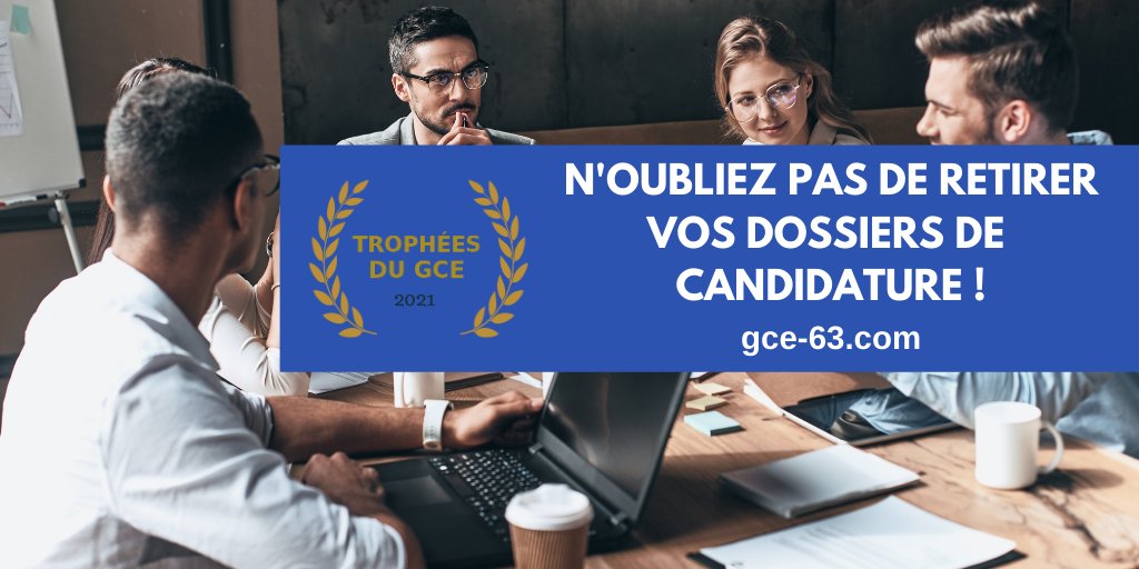 [𝐋𝐞𝐬 𝐓𝐫𝐨𝐩𝐡𝐞́𝐞𝐬 𝐝𝐮 𝐆𝐂𝐄 🏆] - N'oubliez pas de retirer vos dossiers de candidature pour participer ! 
Mettez en lumière vos réussites et vos compétences ! 💪
Rendez-vous ici 👉 bit.ly/2Za8DNi 
 #trophéesduGCE #concours #entrepreneur #concours