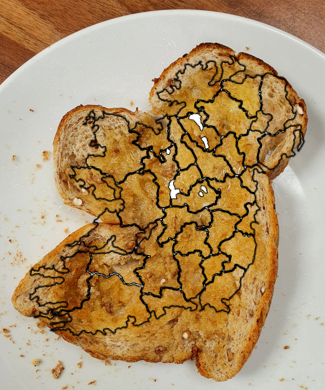 Geoseph_Usher's tweet photo. Not far off at all!! ๐คฏ๐คฉ๐๐ฎ๐ช @shanehegarty #ToastToIreland #BreadMap #Mapping #EdibleGeography #PrimaryGeography https://t.co/bC3NPy0nN4