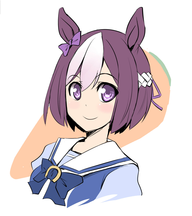 スペシャルウィーク(ウマ娘) 「スペー☺️
#ウマ娘 」|とんぷう🐴のイラスト