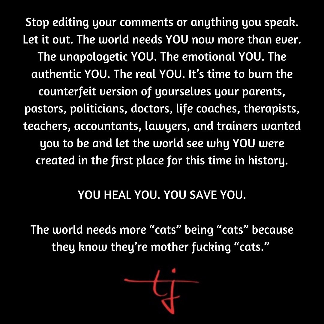 Boom. This was my free flowing, morning brain vibe talk on a post yesterday and people seemed to dig it so I went with it again. Can learn a lot from cats.

Our immune systems end “pandemics.” This is not a pandemic. It’s worse.
#masksareuseless #whatvirus #iheartpharma