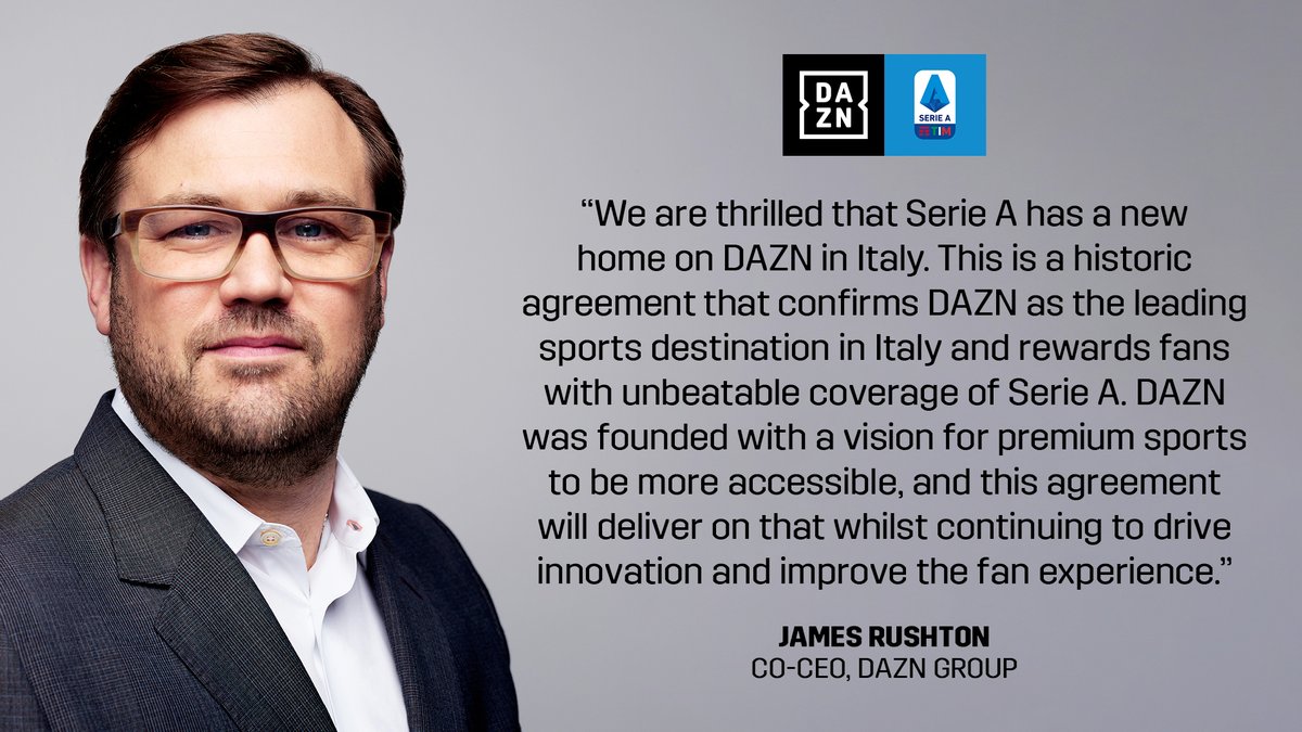 Dazn The New Home Of Italian Football Dazn Has Acquired The Rights To Broadcast All Of Serie A Including Seven Out Of 10 Exclusive Matches Per Match Round