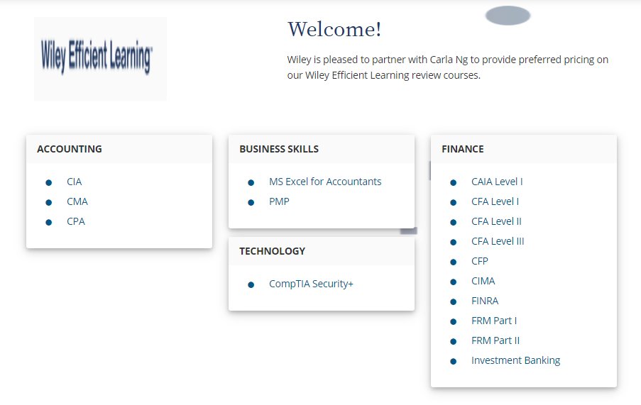 JoshSchuman8's tweet photo. As a Wiley Campus Ambassador, I'm responsible for sharing out deals and information from Wiley. Get preferred pricing on Wiley test prep products through this partner page! https://t.co/hp7WGcLrr8 https://t.co/YCAxeYU4M6