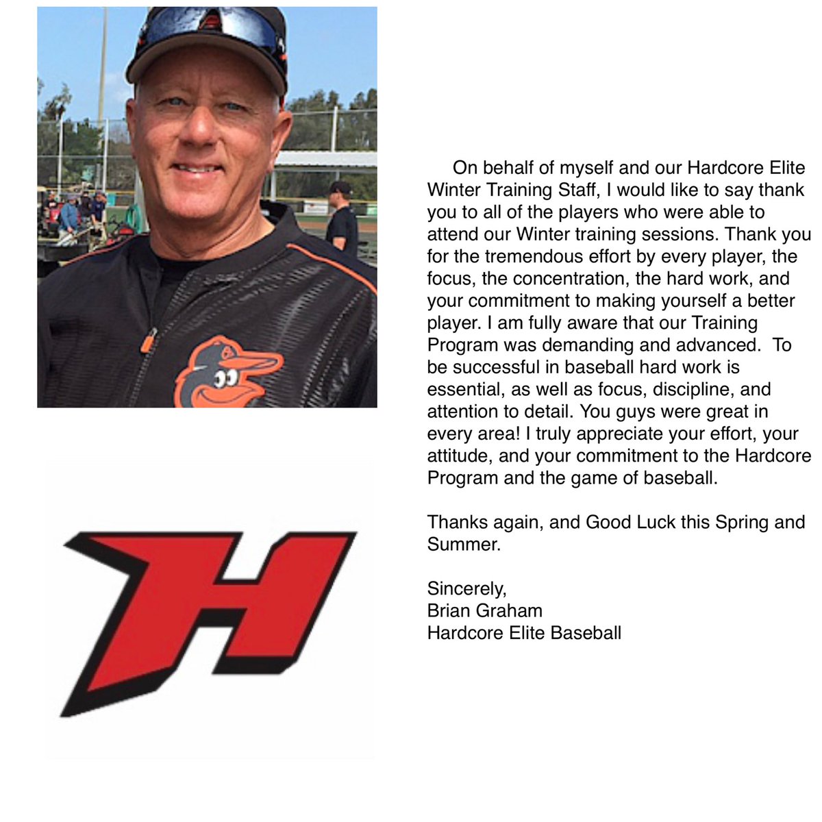 hardcoreelitepa's tweet image. One of the best Training Programs around! Thanks coach... A note from Brian Graham and the rest of the Hardcore Elite staff. #TimetoCompete #AAU #Pittsburgh #Baseball