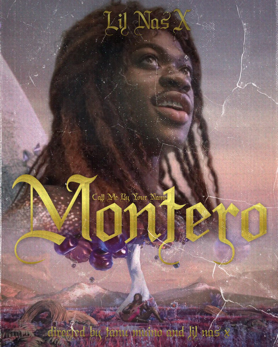 Vitor S Tweet Lilnasx Montero Call Me By Your Name Music Video Poster By Me Trendsmap Vitor S Tweet Lilnasx Montero Call Me By Your Name Music Video Poster By Me Trendsmap