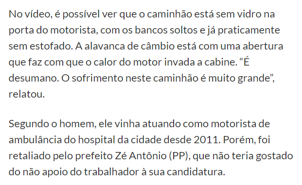 garfonasopa's tweet photo. @depdarcidematos A estabilidade é inegociável! Mesmo um cargo já em extinção na administração pública sofre pressões em troca de votos. Quando esse motorista se sentiria à vontade pra denunciar o prefeito que o faz dirigir uma sucata? #STFAnulaPEC32 #ServidorNaoVotaEmTraidor https://t.co/e4sHkZ3B7E