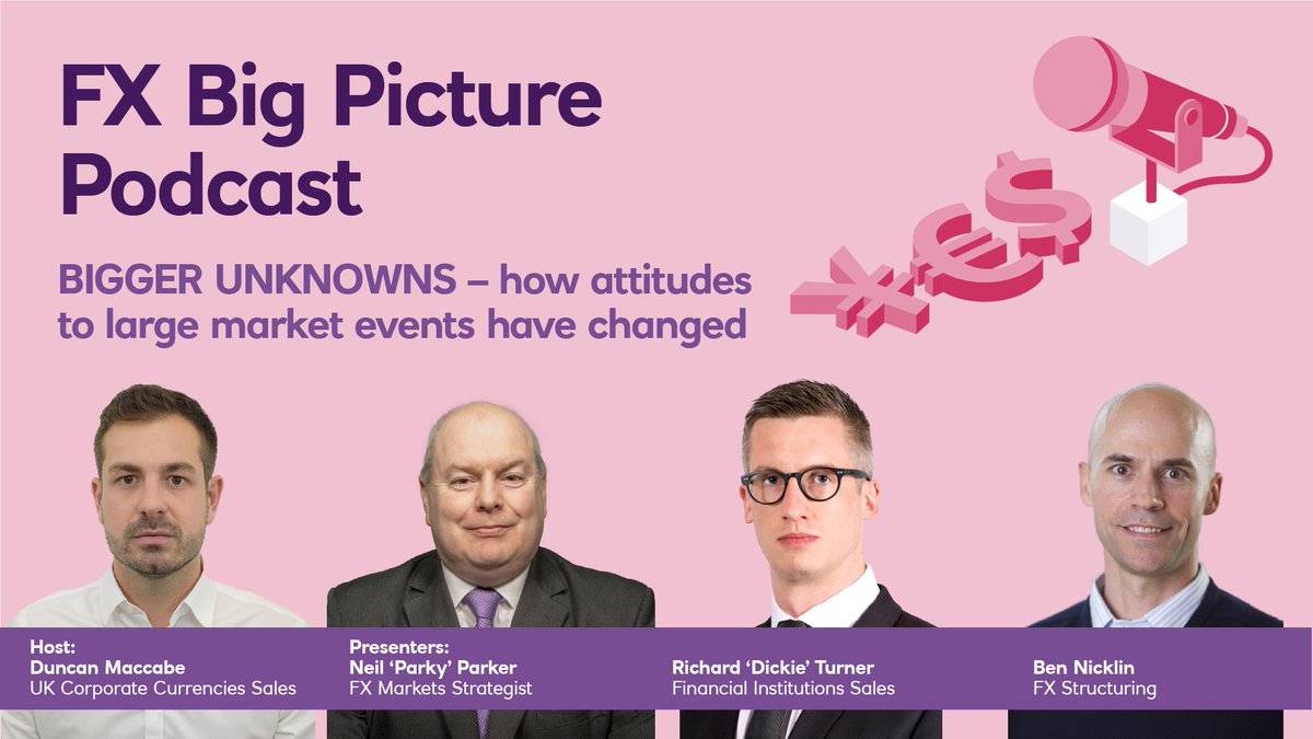 NatWest_CI's tweet photo. ANALYSIS: Neil Parker, Duncan Maccabe, Richard Turner and Ben Nicklin offer their latest views and analysis of topics affecting the #FX market in our new podcast: https://t.co/YAX3D0KA9h #fxsignals #fxtraders https://t.co/rPga2RGLqH
