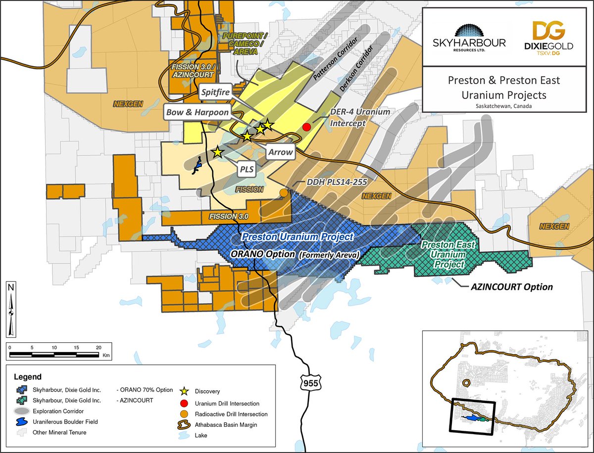 ryankalt's tweet photo. Orano Canada Inc. Forms Joint Venture with Dixie Gold Inc. at the Preston Uranium Project
 
https://t.co/9EAftH0De2

#DixieGold #Orano #PrestonUraniumProject #Saskatchewan #AthabascaBasin #Uranium #Exploration $DG $DG.V https://t.co/GDUoRLtYSx