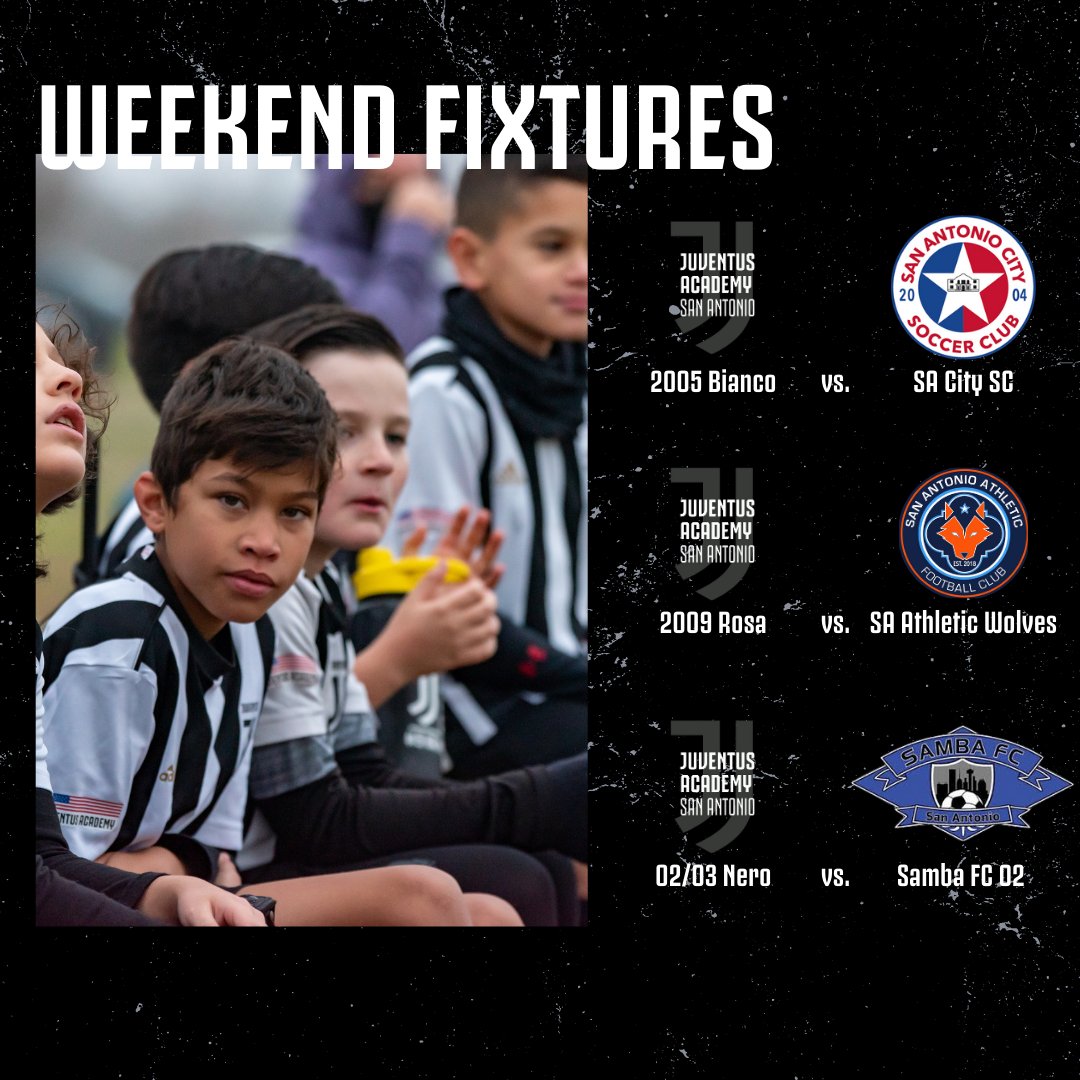 JAcademySA's tweet photo. We're so excited for all of our games this weekend, here's 3 of them! #ForzaJuve https://t.co/nX7NbLF85z