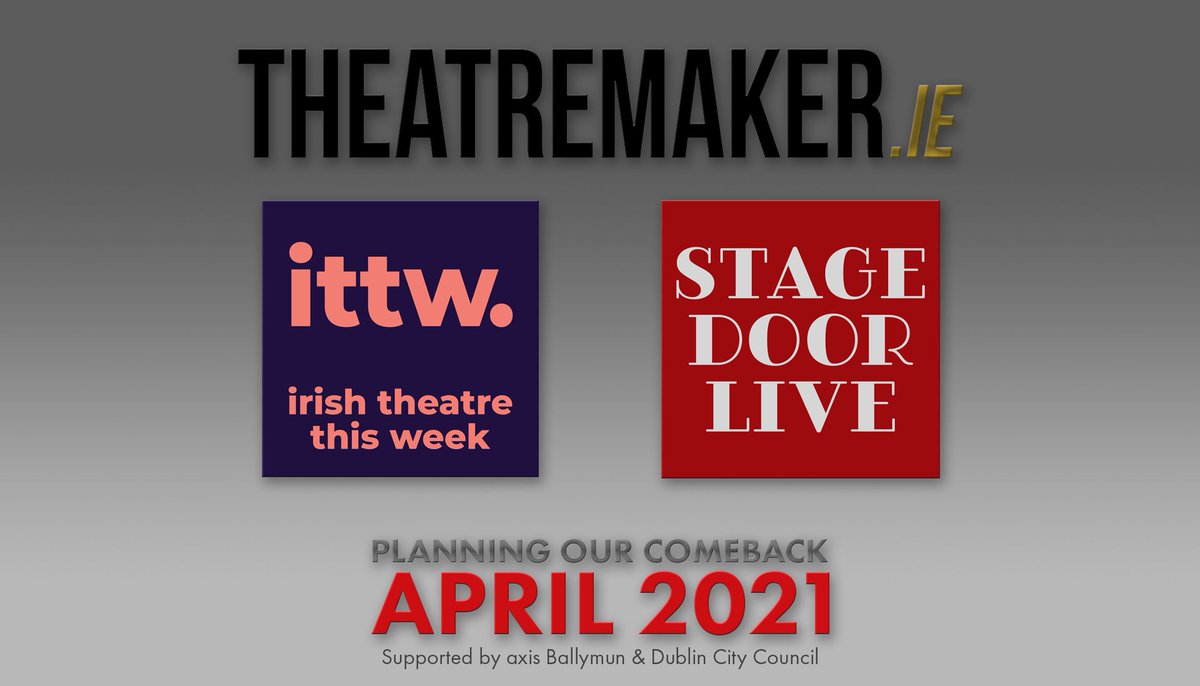 theatremakerie's tweet photo. We're planning our comeback! There are exciting things happening and we can't wait to share them with you.
Make sure you're following us to stay up-to-date.
#StageDoorLive #ITTW #theatremakers #irishtheatre #livestream #watchthisspace #irishtheatrethisweek https://t.co/7cvImZc2Zm