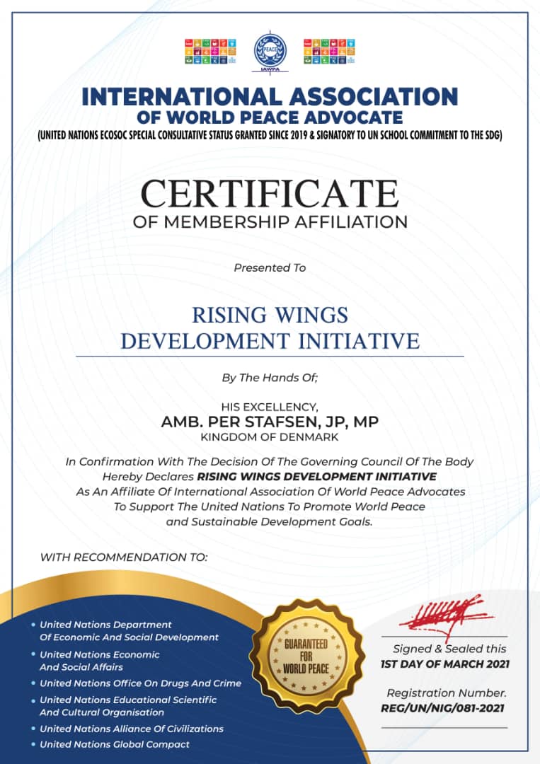 Rising Wings Development Initiative tweet media